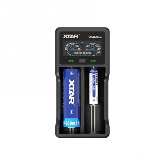 XTAR VC2SL Battery charger Li-ion / Ni-MH / Ni-CD 18650