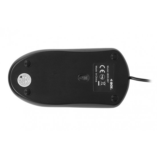 iBOX i010 Rook wired optical mouse, black