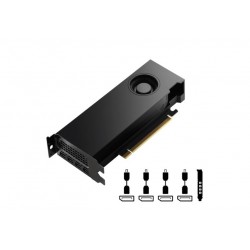 Graphics card PNY NVIDIA RTX 4000 SFF Ada Generation, 20 GB GDDR6 160-bit,  PCIe 4.0 x16, Dual Slot, 4x Mini DP 1.4a, LP - ATX bracket, Retail, 1x mDP to DP adapter