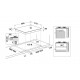 Whirlpool TGML 650 IX hob Silver Built-in Gas 4 zone(s)