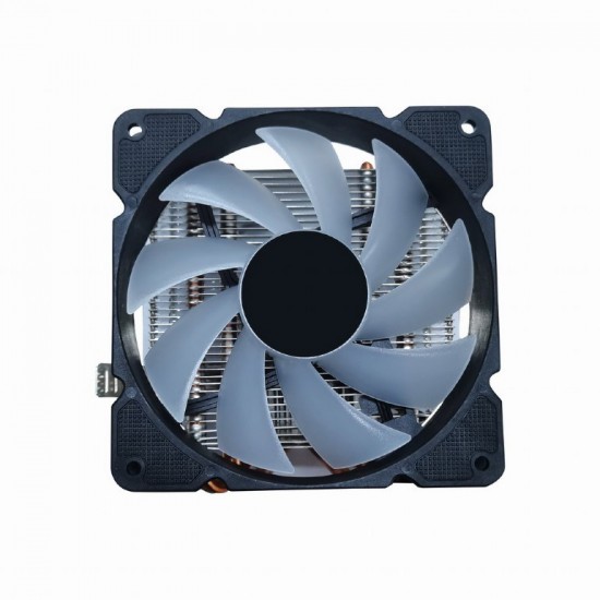 Gembird CPU-HURACAN-ARGB-X140 CPU cooling fan, 12 cm, 100 W, multicolor LED, 4 pin