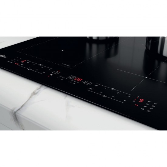 Whirlpool WL B3360 NE Black Built-in 59 cm Zone induction hob 4 zone(s)