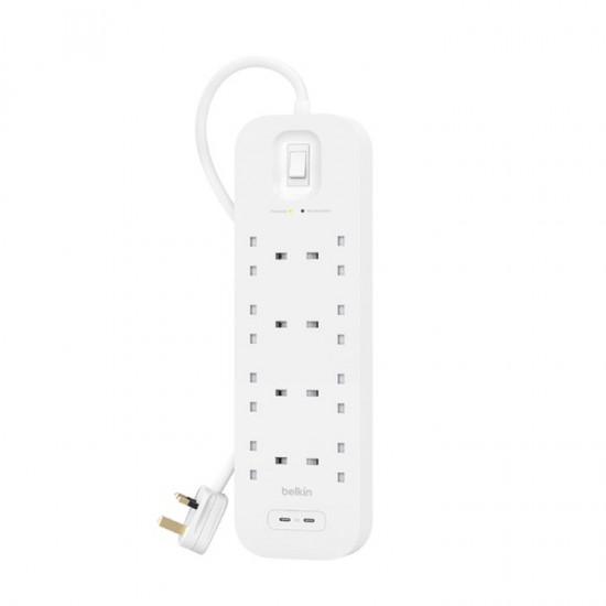 Belkin Connect White 8 AC outlet(s) 2 m