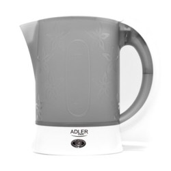 Adler AD 1268 electric kettle 0.6 L Grey 600 W