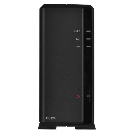 Synology DiskStation DS124 NAS/storage server Desktop Ethernet LAN Black RTD1619B