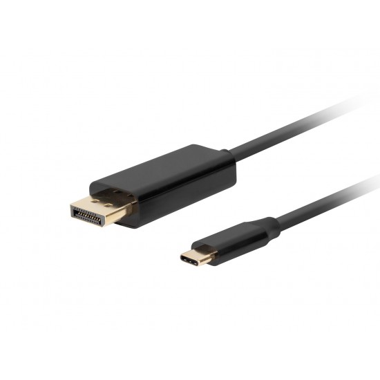 Lanberg CA-CMDP-10CU-0030-BK video cable adapter 3 m USB Type-C DisplayPort Black