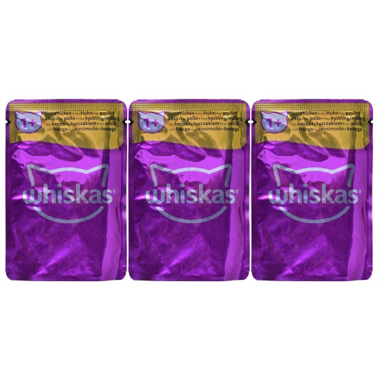 WHISKAS Classic Meals in Sauce - wet cat food - 12x85g