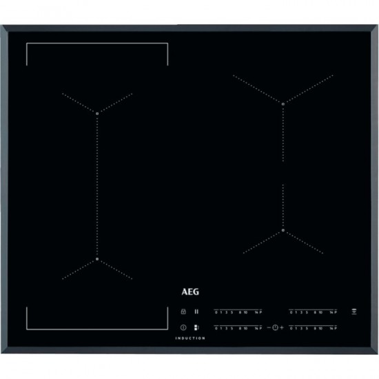 AEG IKE64441FB Black Built-in 60 cm Zone induction hob 4 zone(s)