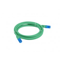 LANBERG PATCHCORD S/FTP CAT.6A 1M GREEN LSZH