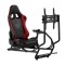 NanoRS RS160 Gaming Chair Racing Simulator Stand 3 in 1 PC Console Gamers Synthetic Leather Cover Steering Wheel Stand TV Bracket Up to 50