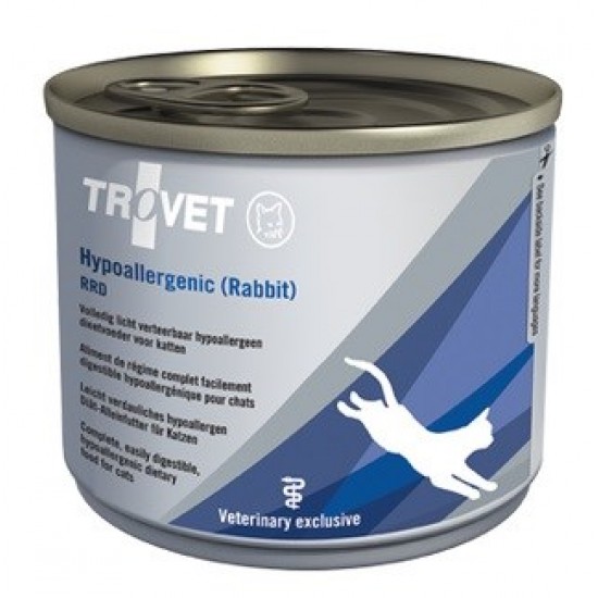 TROVET Hypoallergenic RRD with rabbit - wet cat food - 200g