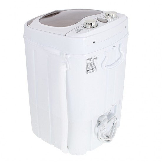 Adler AD 8055 washing machine Top-load 3 kg Cream, White