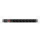 LANBERG PDU RACK POWER STRIP (1U,16A,7X 230V,2M)