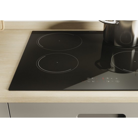 Candy Idea CI642CTT/E1 Black Built-in 59 cm Zone induction hob 4 zone(s)