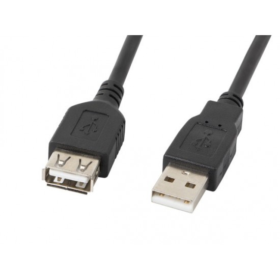 Lanberg CA-USBE-10CC-0030-BK USB cable 3 m USB 2.0 USB A Black