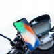 MOTORBIKE PHONE HOLDER FREEDCONN MC7W WITH INDUCTIVE CHARGER