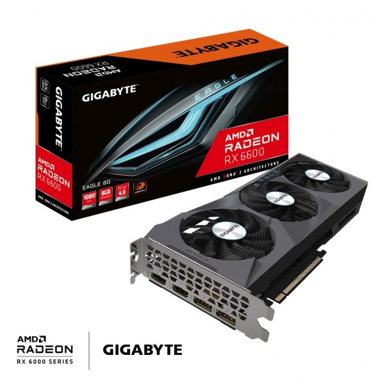 Gigabyte Radeon RX 6600 EAGLE 8G AMD 8 GB GDDR6