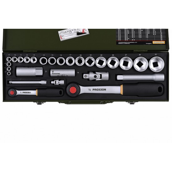 Proxxon 23 020 Socket wrench set 27 pc(s)