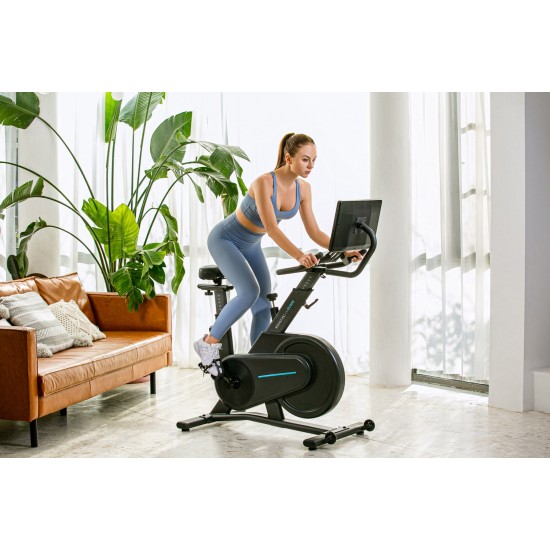 OVICX Spinning bike, stationary magnetic Q200X with 15.6