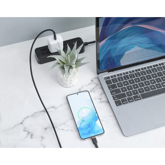 Kabel Anker 322 USB-C do USB-C 0.9m czarny