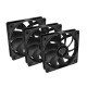 NATEC Oxal 120 Computer case Fan 12 cm Black 3 pc(s)