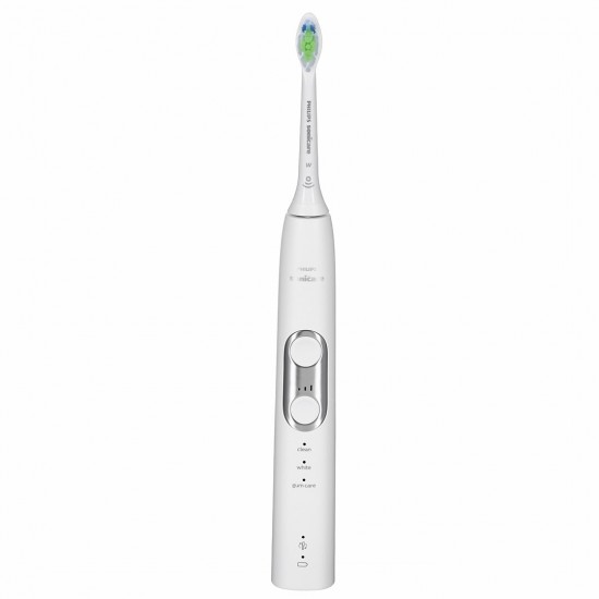 Philips Sonicare HX6877/28 electric toothbrush Adult Sonic toothbrush Silver, White