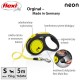 Flexi New NEON 5 m Black, Yellow Dog Retractable lead