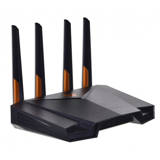 ASUS TUF Gaming AX3000 V2 wireless router Gigabit Ethernet Dual-band (2.4 GHz / 5 GHz) Black, Orange