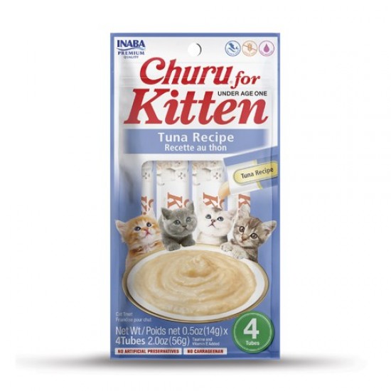 INABA Churu Kitten Tuna - cat treat - 4x14 g