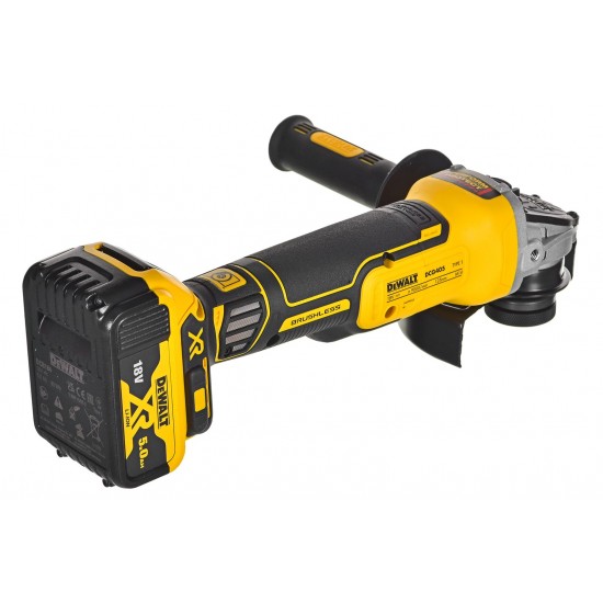 XR LI-ION DCG405P2 angle grinder 9000 RPM