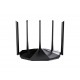 Tenda TX2 Pro wireless router Gigabit Ethernet Dual-band (2.4 GHz / 5 GHz) Black