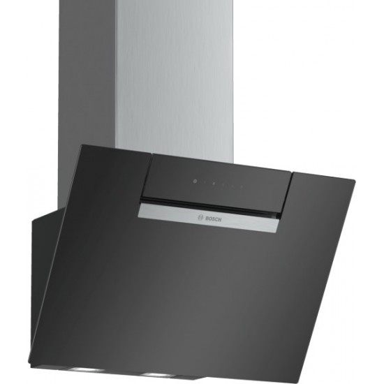 Bosch Serie 2 DWK67EM60 cooker hood Wall-mounted Black 399 m³/h