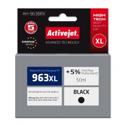 Activejet AH-963BRX Ink Cartridge (replacement for HP 963XL 3JA30AE; Premium; 2100 pages; 50 ml, black)