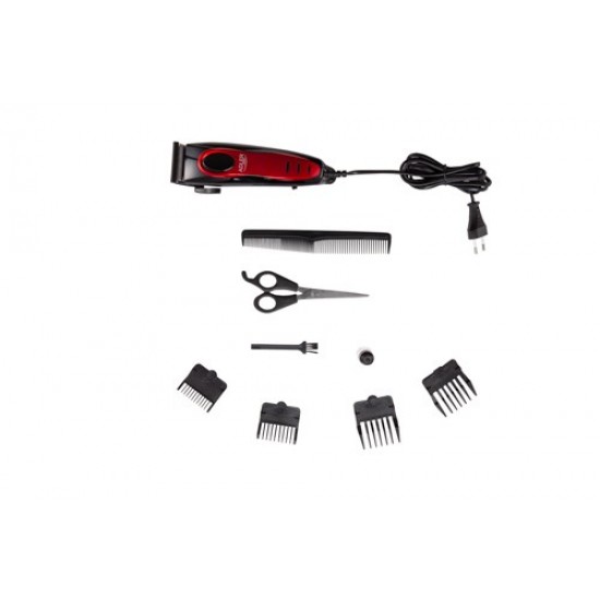 Adler AD 2825 hair trimmers/clipper Black, Red