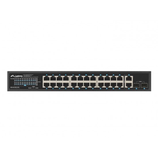 Lanberg RSGE-24P-2GE-2S-250 network switch Unmanaged