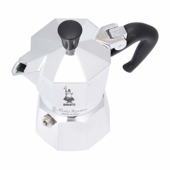 Bialetti Moka Express Moka pot 0.06 L Aluminium, Black