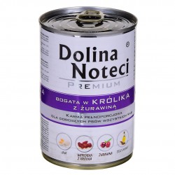 DOLINA NOTECI Premium Rich in rabbit and cranberry - wet dog food - 400 g