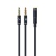 Gembird !Adapter audio stereo 3.5mm mini Jack/4PIN/ audio cable 0.2 m 2 x 3.5mm Black