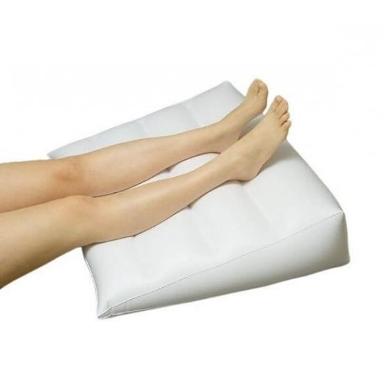 Inflatable orthopaedic leg and back cushion