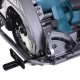 Makita HS004GZ01 portable circular saw Black, Blue, Metallic 6000 RPM