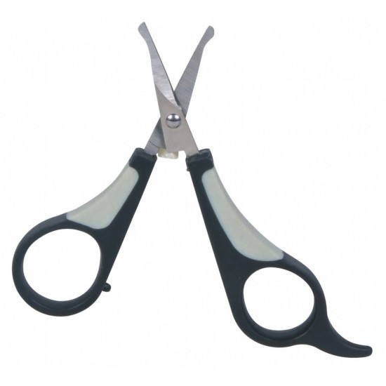 TRIXIE 2360 pet grooming scissors Black, Grey, Stainless steel Ambidextrous Universal