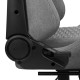 Aerocool ROYALASHGR Premium Ergonomic Gaming Chair Legrest Aeroweave Technology Grey