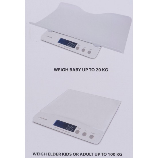 Esperanza EBS017 Children's scales for infants 2in1 White