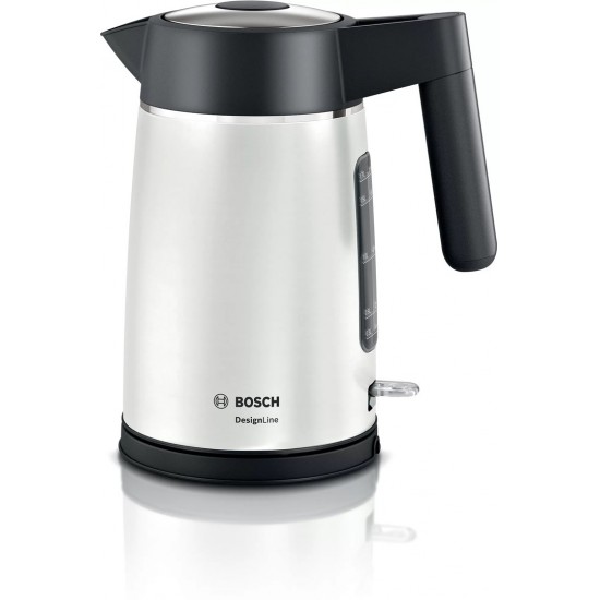 Bosch DesignLine electric kettle 1.7 L 2400 W Black, Silver