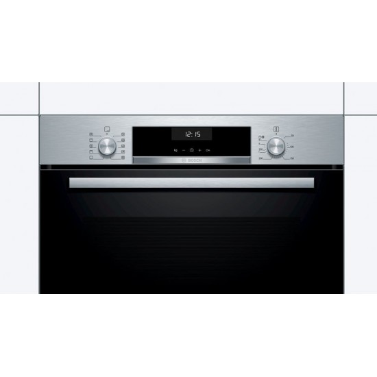 Bosch HBG5370S0 oven 71 L 3400 W A Black, Stainless steel