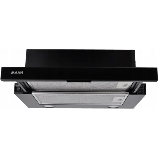 Telescopic hood MAAN Corona 2 G 50 Black