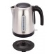 MPM MCZ-102M electric kettle 1.7 L 2200 W Black, Stainless steel