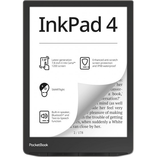 Ebook PocketBook InkPad Eo 10.3” E-Ink Kaleido 3 64GB WI-FI Mist Gray