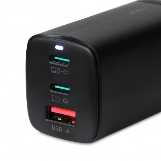 iBOX C-65 Black, GaN 65W universal charger