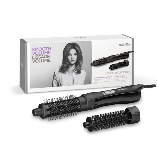 BaByliss Shape & Smooth Straightening brush Warm Black 800 W 78.7